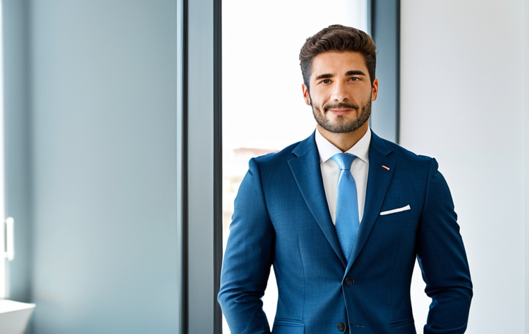 The Confident Businessman**
"A well-dressed man in a tailored business suit, standing confidently in a modern office in Madrid, Spain. He is wearing a stylish wristwatch and a subtle pocket square. The scene is bright and professional. Fully clothed, appropriate attire, safe for work. Perfect anatomy, correct proportions, natural pose, well-formed hands, proper finger count, natural body proportions, professional photography, high quality, family-friendly."
**