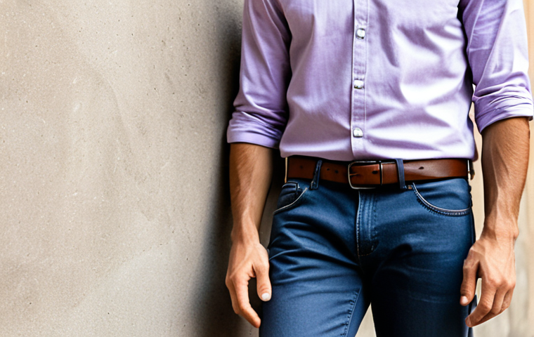 셔츠 컬러 매칭 가이드 - **

A modern professional wearing a stylish navy blue dress shirt, perfectly contrasting with light ...